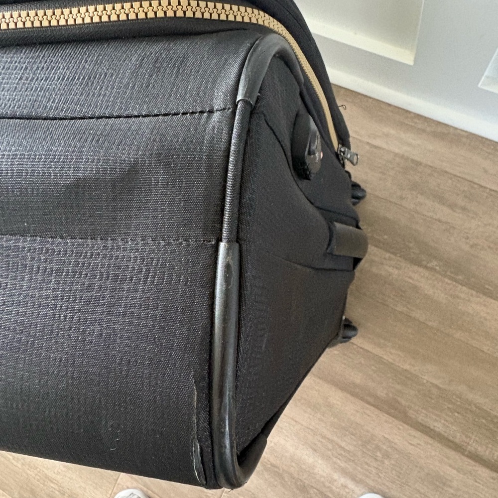 Kipling Black Rolling Spinner Luggage with Front Zip Pockets - Picture 11 of 13